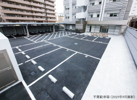 平置駐車場(2019年9月撮影)