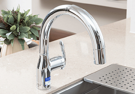 蛇口一体型浄水機